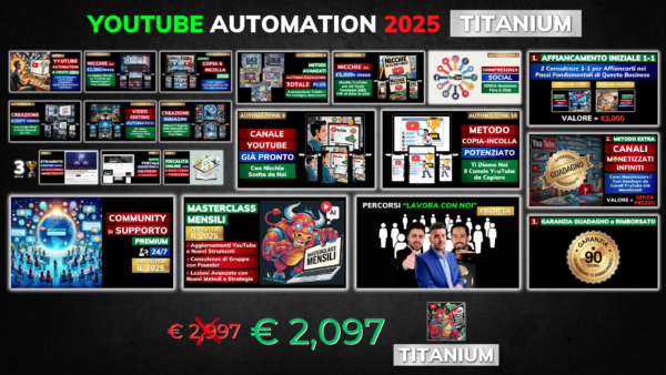 Download miglior business youtube automation 2025 titanium – mirco delfino